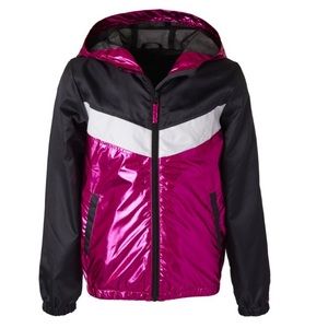 Girls' Metallic windbreaker